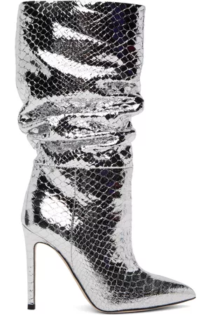 Hadlee heeled shop boot silver