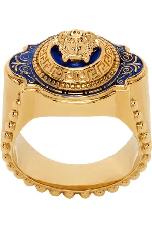 Versace pinky online ring