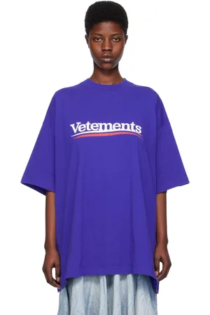 Vetements - Oversized Crystal-Embellished Cotton-Jersey T-Shirt