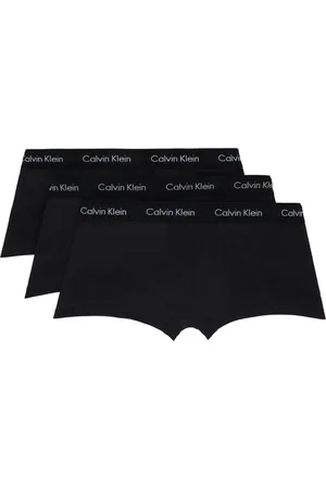 Calvin Klein Underwear Calvin Klein Low Rise Trunk 3 Piece Set in Black,  Convoy, & Red Gala