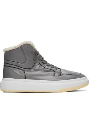 Maison Margiela Gray High Top Basketball Sneakers