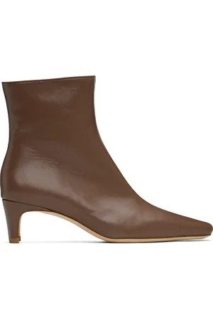 Staud Brown Wally Ankle Boots
