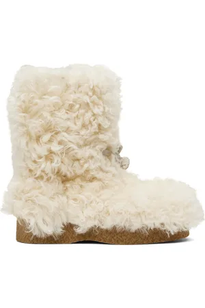 Bottega Veneta Off-White Torino Boots