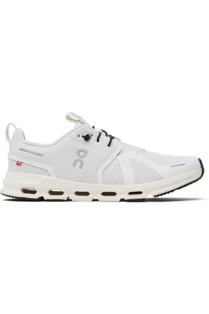 On Running Big Kids Off-White Cloud Sky Sneakers