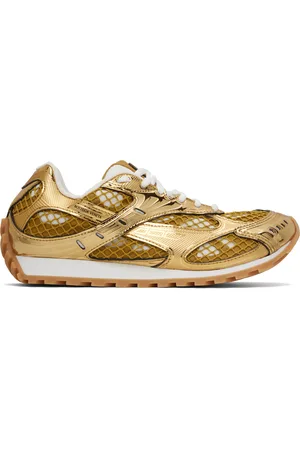 Bottega Veneta Gold Orbit Sneakers