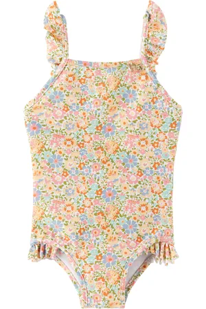 BONPOINT Baby Multicolor Cecilia Ruffled Swimsuit