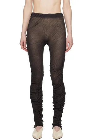 Issey Miyake Brown Ambiguous Leggings