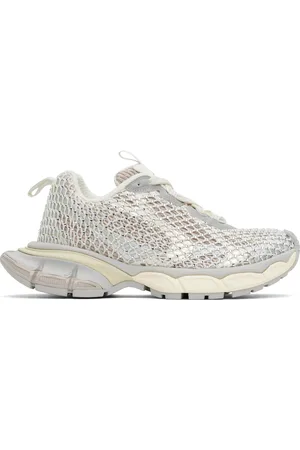 Balenciaga Beige 3XL Fishnet Sneakers