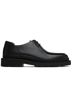 Maison Kitsuné Black Lace Up Derbys