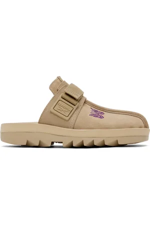 Reebok Beige Needles Edition Beatnik Slip-On Loafers