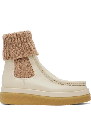 Chloé Beige Jamie Boots