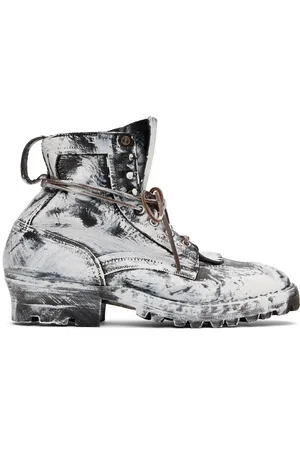 Maison Margiela Black & White Sierra Bianchetto Boots