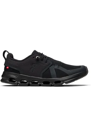 On Running Big Kids Black Cloud Sky Sneakers