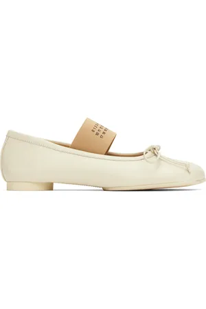Maison Margiela Off-White Anatomic Ballerina Flats