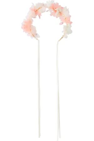 BONPOINT Kids Pink & Gold Fleurice Crown Headband