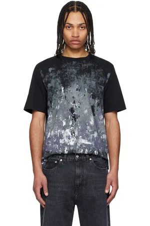 RAG&BONE Black Splatter Print T-shirt