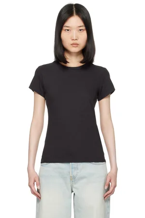 RE/DONE Black Hanes Edition 1960s Slim T-shirt