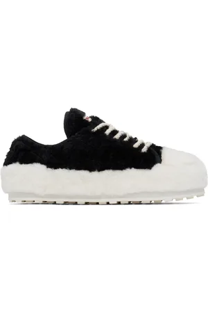 Marni Black & White Teddy Tennis Sneakers