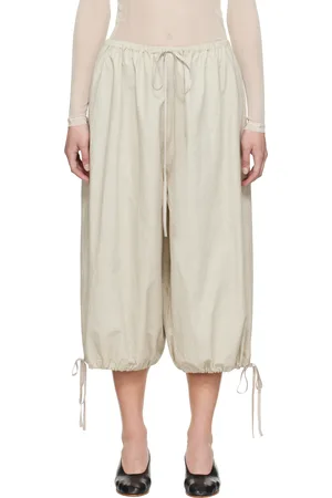 Lauren Manoogian Off-White Cinch Trousers
