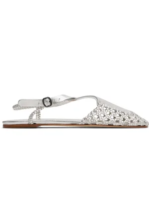 Hereu Silver Reixa Metallic Sandals