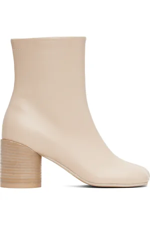 Maison Margiela Beige Anatomic Ankle Boots