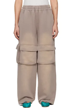 OPEN YY Washed Pocket Baggy Sweatpants