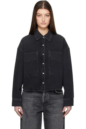 AGOLDE Black Myah Denim Shirt