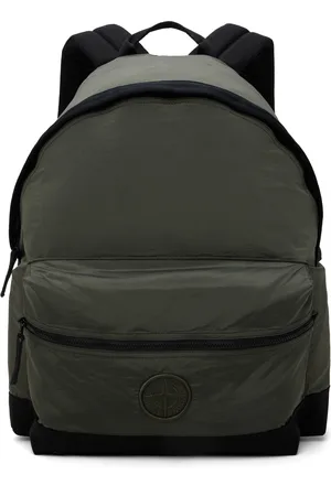 Stone Island Khaki ECONYL Nylon Metal Backpack
