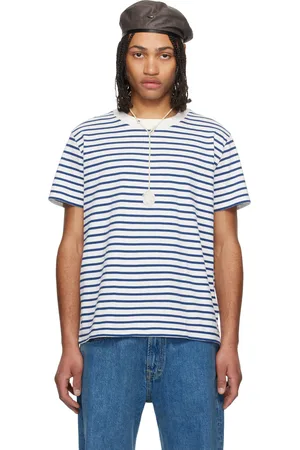 OUR LEGACY White & Blue Bliss T-shirt