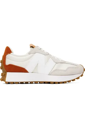 New Balance Off-White & Orange 327 Sneakers