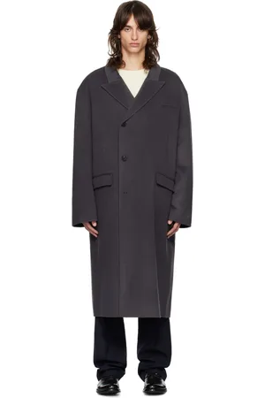 The Frankie Shop Gray Paxton Wool Coat