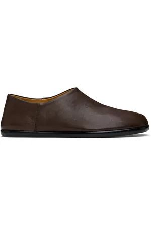 Maison Margiela Brown Tabi Babouches Loafers