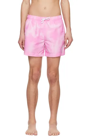 HUGO BOSS Pink Printed Swim Shorts