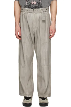 Izzue Gray Belted Trousers