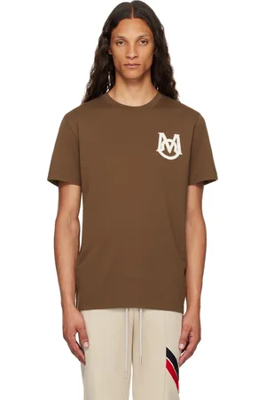 Moncler Brown Appliqué T-Shirt
