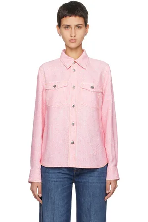 Bottega Veneta Pink Printed Shirt