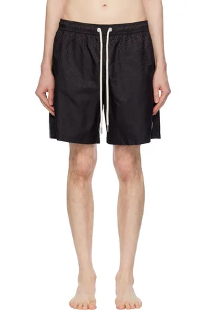 Moncler Black Monogram Swim Shorts