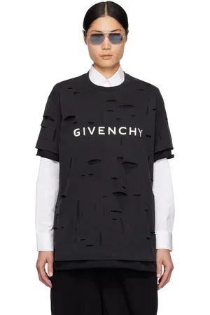 Givenchy Black Destroyed T-Shirt