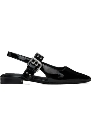 RAG&BONE Black Astra Slingback Ballerina Flats