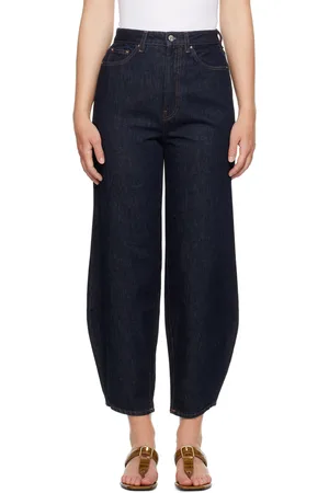 Totême Blue Barrel Leg Jeans