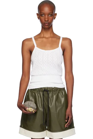 J.W.Anderson White Pointelle Tank Top