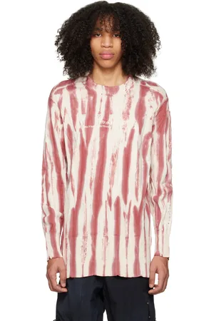 A-cold-wall* Red Crease Print Sweater