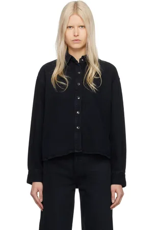 AGOLDE Navy Aiden Denim Shirt