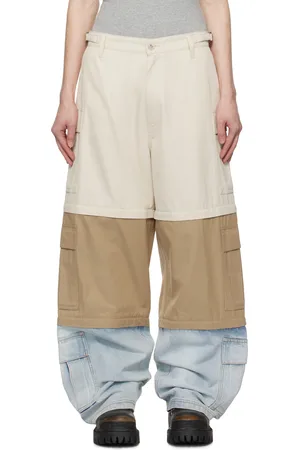 Vetements Multicolor Deconstructed Triple Cargo Pants