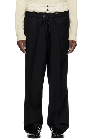 Maison Margiela Black Layered Trousers