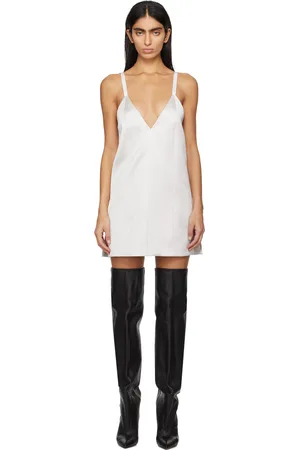Khaite Gray Bab Minidress