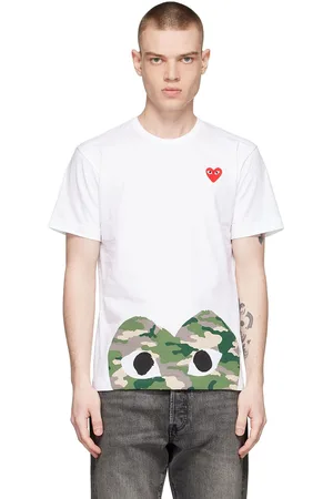 Comme des Garçons White Cotton T-Shirt