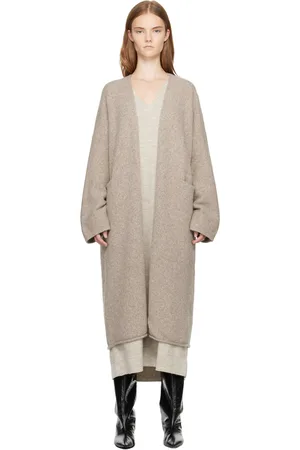 Lauren Manoogian Beige Long Open Cardigan