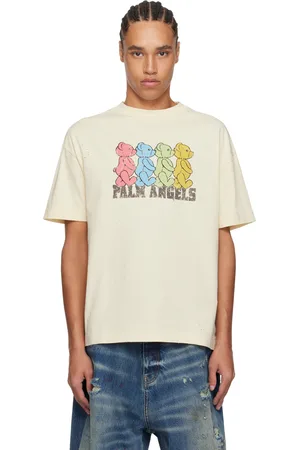 Palm Angels Off-White Multicolor Bears T-shirt