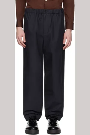 Jil Sander Navy Four-Pocket Trousers